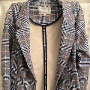 Liverpool Los Angeles plaid blazer